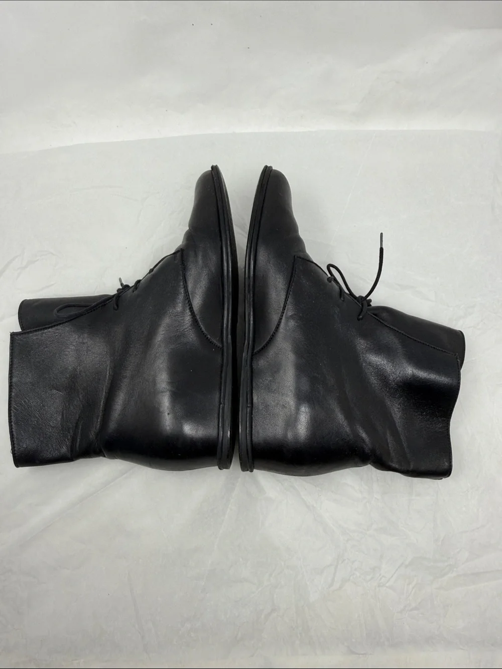 Stuart Weitzman Stepmistress Hidden Wedge Lace-up Bootie Leather Size 7